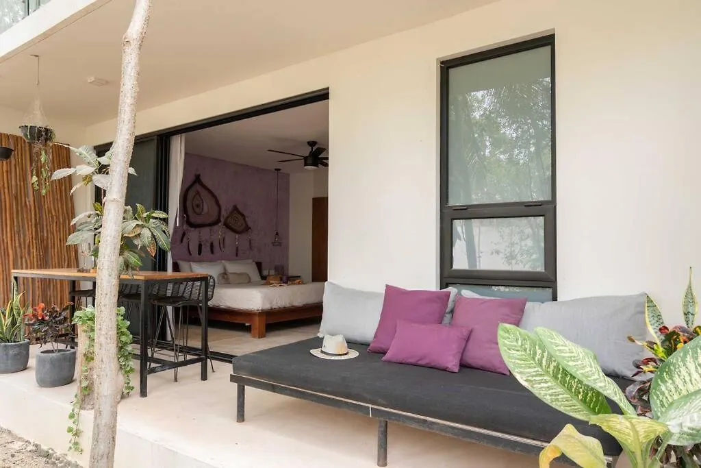 Peaceful Studio With Nature Vibes - 360º Pool Tulum Apartment