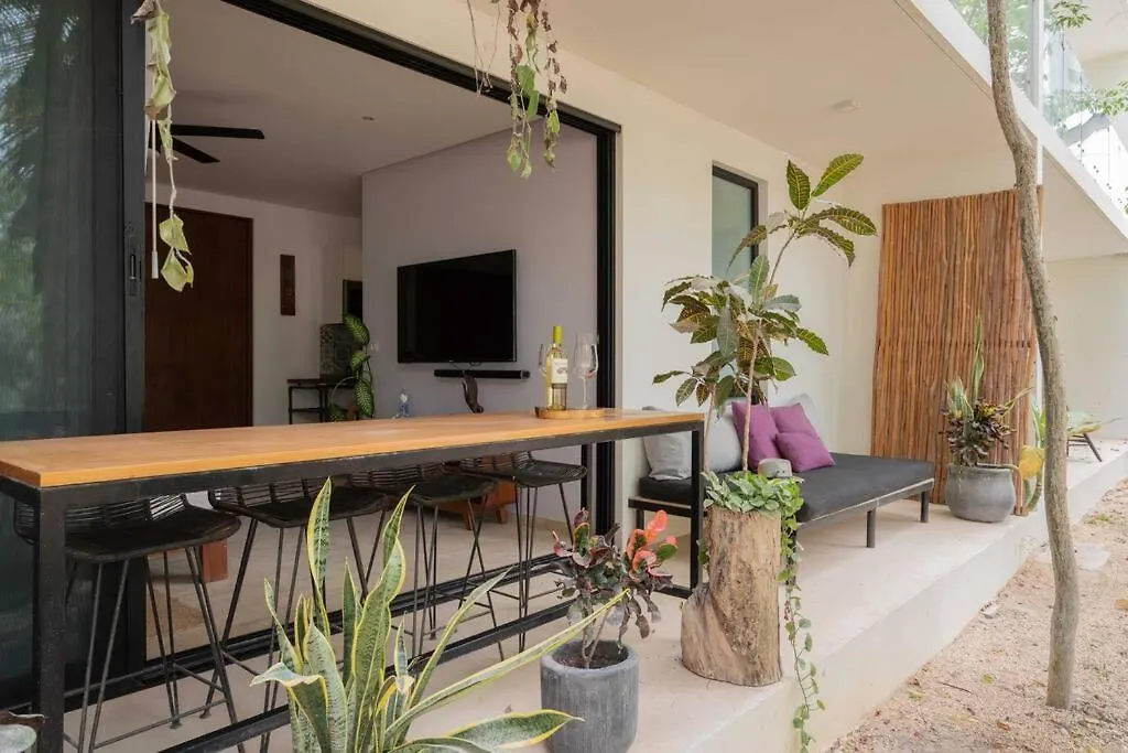 Peaceful Studio With Nature Vibes - 360º Pool Tulum Apartment